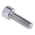 RS PRO M8 x 25mm Hex Socket Cap Screw Plain Stainless Steel