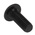 RS PRO Black, Self-Colour Steel Hex Socket Button Screw, ISO 7380, M3 x 8mm