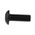 RS PRO Black, Self-Colour Steel Hex Socket Button Screw, ISO 7380, M3 x 8mm