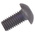 RS PRO Black, Self-Colour Steel Hex Socket Button Screw, ISO 7380, M5 x 10mm