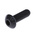 RS PRO Black, Self-Colour Steel Hex Socket Button Screw, ISO 7380, M5 x 16mm