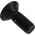 RS PRO Black, Self-Colour Steel Hex Socket Countersunk Screw, DIN 7991, M6 x 16mm