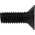 RS PRO Black, Self-Colour Steel Hex Socket Countersunk Screw, DIN 7991, M6 x 16mm