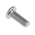 RS PRO M3 x 8mm Hex Socket Button Screw Plain Stainless Steel