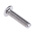 RS PRO M3 x 12mm Hex Socket Button Screw Plain Stainless Steel