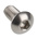 RS PRO M4 x 8mm Hex Socket Button Screw Plain Stainless Steel