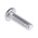 RS PRO M4 x 12mm Hex Socket Button Screw Plain Stainless Steel
