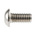 RS PRO M6 x 12mm Hex Socket Button Screw Plain Stainless Steel
