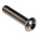 RS PRO M6 x 25mm Hex Socket Button Screw Plain Stainless Steel