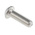 RS PRO M8 x 25mm Hex Socket Button Screw Plain Stainless Steel