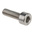 RS PRO Plain Stainless Steel Hex Socket Cap Screw, DIN 912, M5 x 16mm