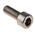 RS PRO Plain Stainless Steel Hex Socket Cap Screw, DIN 912, M6 x 16mm