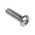 RS PRO Plain Stainless Steel Hex Socket Button Screw, ISO 7380, M3 x 8mm