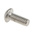 RS PRO Plain Stainless Steel Hex Socket Button Screw, ISO 7380, M4 x 10mm