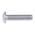 RS PRO Plain Stainless Steel Hex Socket Button Screw, ISO 7380, M4 x 16mm