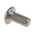 RS PRO Plain Stainless Steel Hex Socket Button Screw, ISO 7380, M5 x 10mm