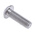 RS PRO Plain Stainless Steel Hex Socket Button Screw, ISO 7380, M5 x 16mm