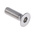 RS PRO Plain Stainless Steel Hex Socket Countersunk Screw, ISO 10642, M3 x 10mm