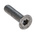 RS PRO Plain Stainless Steel Hex Socket Countersunk Screw, ISO 10642, M3 x 12mm