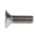 RS PRO Plain Stainless Steel Hex Socket Countersunk Screw, ISO 10642, M4 x 12mm