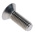 RS PRO Plain Stainless Steel Hex Socket Countersunk Screw, ISO 10642, M4 x 12mm