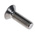RS PRO Plain Stainless Steel Hex Socket Countersunk Screw, DIN 7991, M6 x 20mm