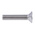 RS PRO Plain Stainless Steel Hex Socket Countersunk Screw, DIN 7991, M8 x 40mm