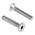 RS PRO Plain Stainless Steel Hex Socket Countersunk Screw, DIN 7991, M8 x 40mm