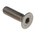 RS PRO Plain Stainless Steel Hex Socket Countersunk Screw, DIN 7991, M8 x 30mm