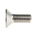 RS PRO Plain Stainless Steel Hex Socket Countersunk Screw, DIN 7991, M8 x 20mm