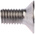 RS PRO Plain Stainless Steel Hex Socket Countersunk Screw, DIN 7991, M8 x 16mm