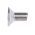 RS PRO Plain Stainless Steel Hex Socket Countersunk Screw, ISO 10642, M5 x 10mm