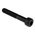 RS PRO M8 x 50mm Hex Socket Cap Screw Black, Self-Colour Steel