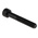 RS PRO M8 x 50mm Hex Socket Cap Screw Black, Self-Colour Steel