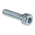 RS PRO Bright Zinc Plated Steel Hex Socket Cap Screw, DIN 912, M5 x 20mm
