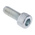 RS PRO Bright Zinc Plated Steel Hex Socket Cap Screw, DIN 912, M6 x 16mm