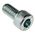 RS PRO Bright Zinc Plated Steel Hex Socket Cap Screw, DIN 912, M8 x 16mm