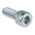 RS PRO Bright Zinc Plated Steel Hex Socket Cap Screw, DIN 912, M8 x 20mm