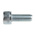 RS PRO Bright Zinc Plated Steel Hex Socket Cap Screw, DIN 912, M8 x 20mm