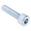 RS PRO Bright Zinc Plated Steel Hex Socket Cap Screw, DIN 912, M8 x 30mm
