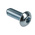 RS PRO Bright Zinc Plated Steel Hex Socket Button Screw, ISO 7380, M4 x 10mm