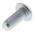 RS PRO Bright Zinc Plated Steel Hex Socket Button Screw, ISO 7380, M5 x 12mm