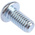 RS PRO Bright Zinc Plated Steel Hex Socket Button Screw, ISO 7380, M6 x 12mm