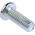 RS PRO Bright Zinc Plated Steel Hex Socket Button Screw, ISO 7380, M6 x 16mm