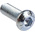 RS PRO Bright Zinc Plated Steel Hex Socket Button Screw, ISO 7380, M6 x 16mm