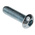 RS PRO Bright Zinc Plated Steel Hex Socket Button Screw, ISO 7380, M6 x 20mm