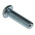RS PRO Bright Zinc Plated Steel Hex Socket Button Screw, ISO 7380, M6 x 20mm
