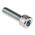 RS PRO Bright Zinc Plated Steel Hex Socket Cap Screw, DIN 912, M6 x 20mm