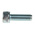 RS PRO Bright Zinc Plated Steel Hex Socket Cap Screw, DIN 912, M10 x 25mm