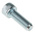 RS PRO Bright Zinc Plated Steel Hex Socket Cap Screw, DIN 912, M10 x 30mm
